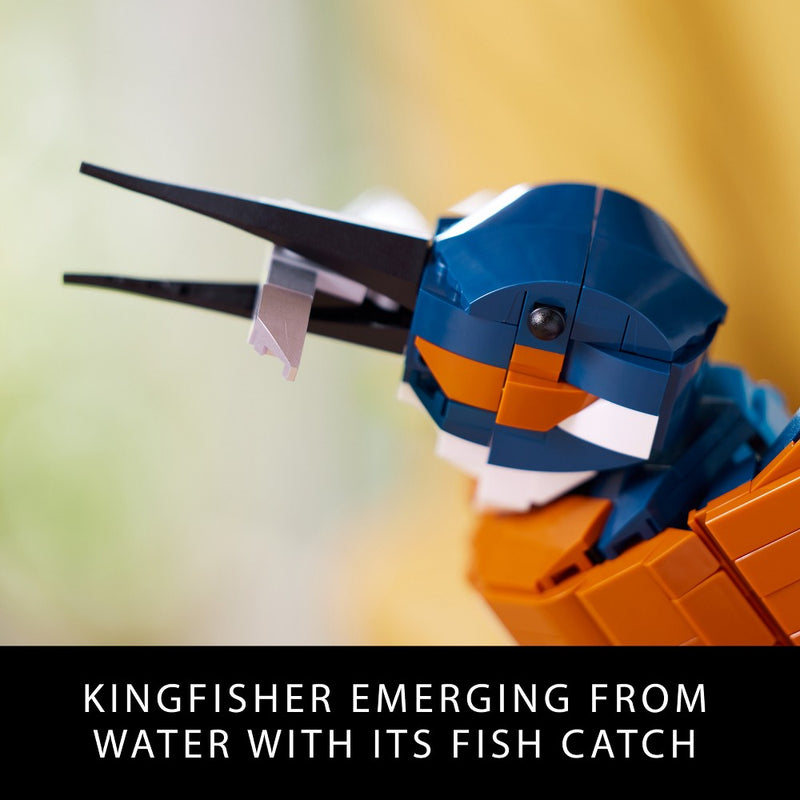 LEGO Icons Kingfisher Bird Building Set for Build and Display 10331