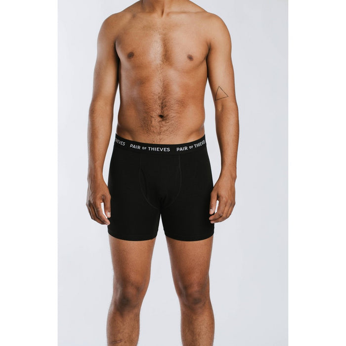 Pair of Thieves Men's 2pk Super Soft Abstract Scribble Boxer Briefs - S