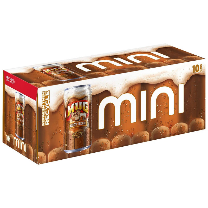 Mug Root Beer - 10pk/7.5 fl oz Mini Cans