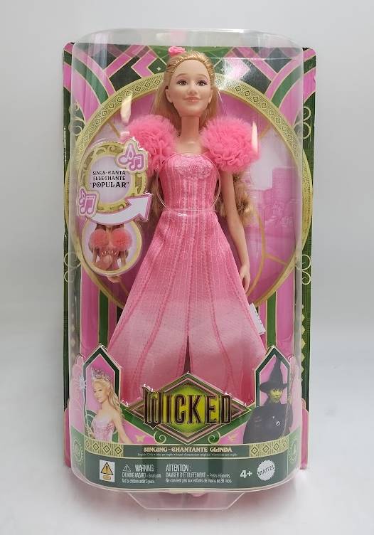 Wicked 12.7" Universal Pictures Singing Glinda Doll URL MISPRINT SEE DETAILS