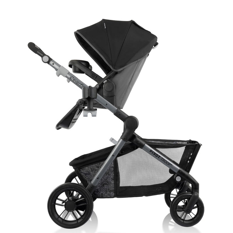 Evenflo Pivot Troop Companion Double Companion Modular Travel System - Rhodesboro Black (LOCAL PICKUP ONLY)