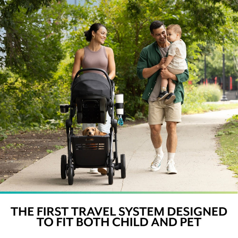 Evenflo Pivot Troop Companion Double Companion Modular Travel System - Rhodesboro Black (LOCAL PICKUP ONLY)