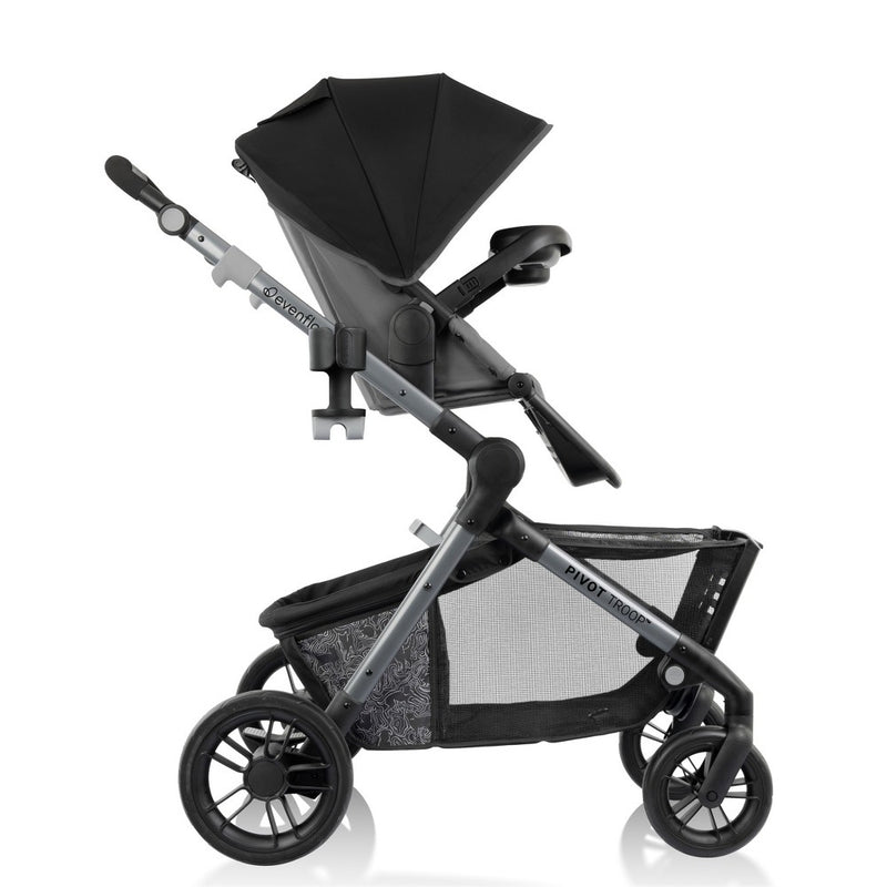 Evenflo Pivot Troop Companion Double Companion Modular Travel System - Rhodesboro Black (LOCAL PICKUP ONLY)