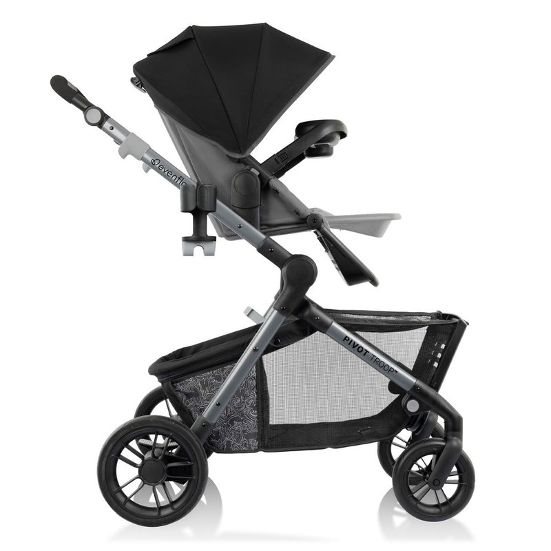 Evenflo Pivot Troop Companion Double Companion Modular Travel System - Rhodesboro Black (LOCAL PICKUP ONLY)