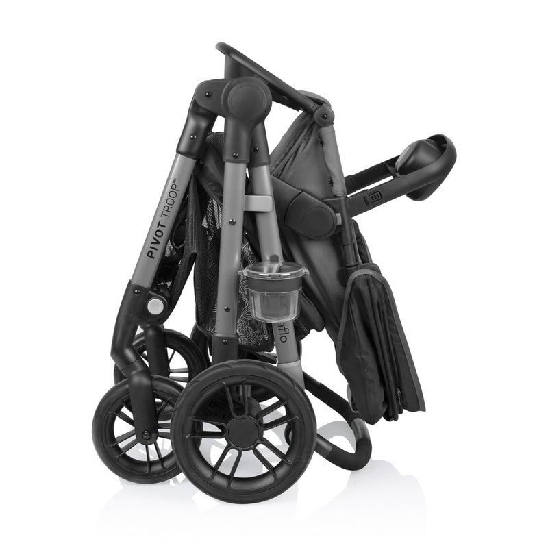 Evenflo Pivot Troop Companion Double Companion Modular Travel System - Rhodesboro Black (LOCAL PICKUP ONLY)