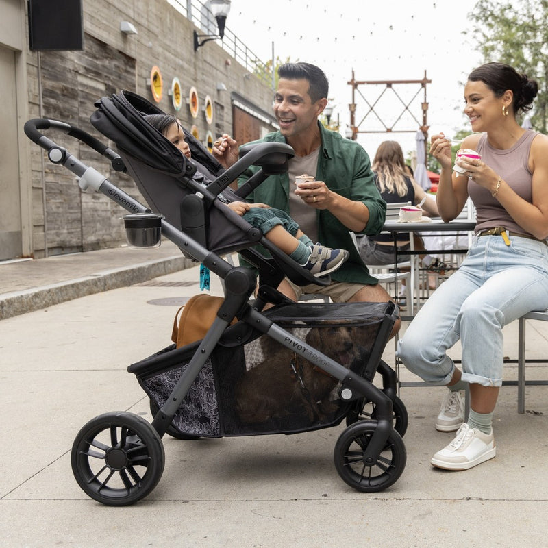 Evenflo Pivot Troop Companion Double Companion Modular Travel System - Rhodesboro Black (LOCAL PICKUP ONLY)