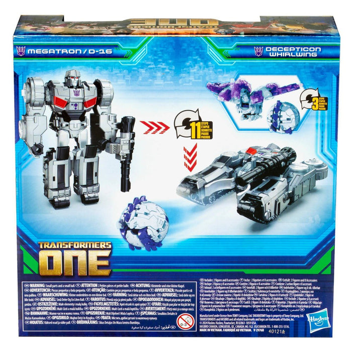 Transformers One Megatron/D-16 and Decepticon Whirlwing Action Figure Set - 2pk