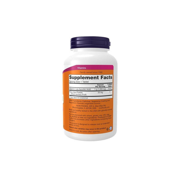 C-1000 With Rose Hips Time Release by Now Foods - 250 Sustained Release Tablet
