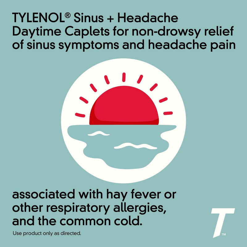 Tylenol Acetaminophen Sinus + Headache Caplets - 24ct