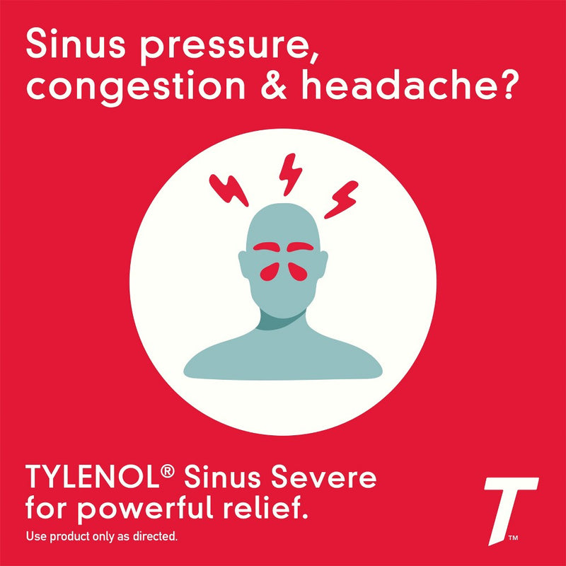 Tylenol Acetaminophen Sinus + Headache Caplets - 24ct