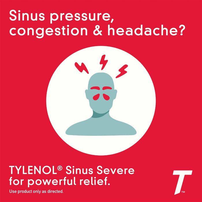 Tylenol Acetaminophen Sinus + Headache Caplets - 24ct