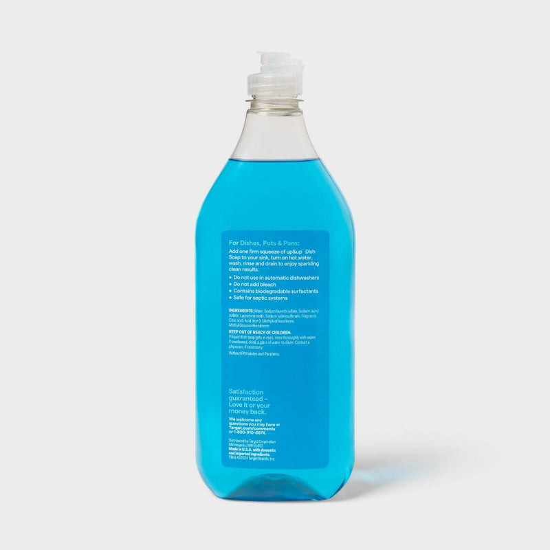 Liquid Dishwashing Soap - Fresh - 28 fl oz - up&up