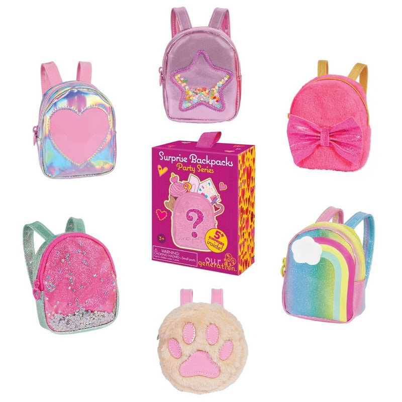 Our Generation Surprise Backpack Party Series - 1 of 6 Collectible School Bags