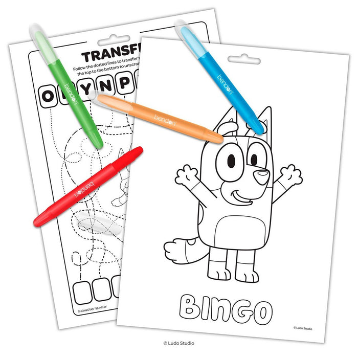 Bluey Imagine Ink 2 Books In One Coloring Book