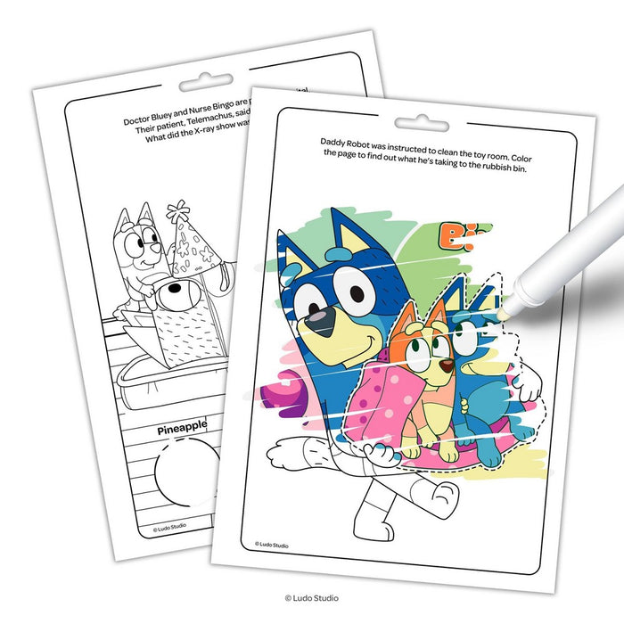 Bluey Imagine Ink 2 Books In One Coloring Book