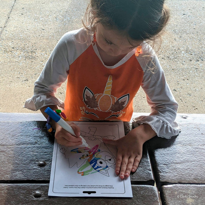 Bluey Imagine Ink 2 Books In One Coloring Book