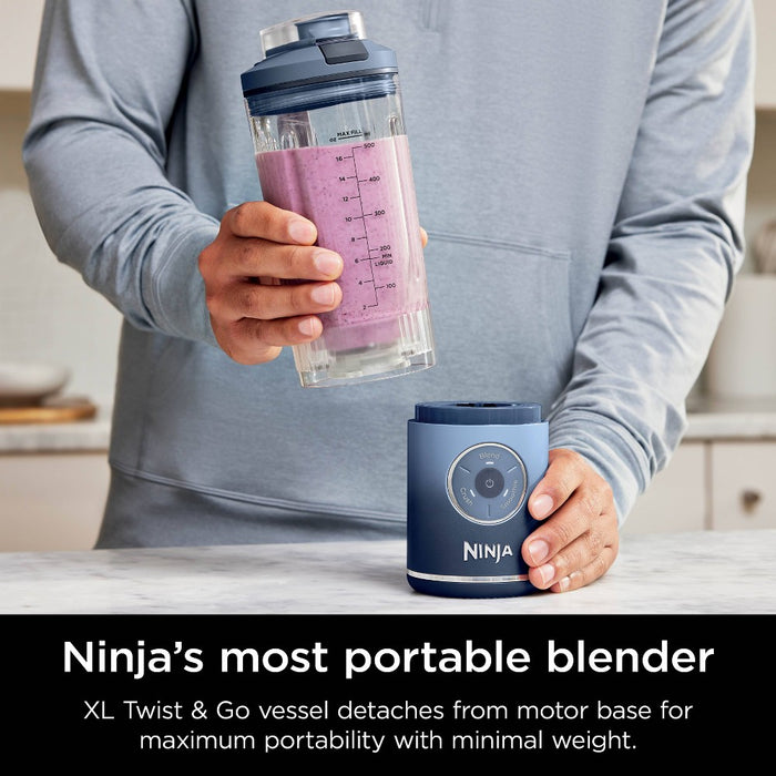Ninja Blast 22oz Max Portable Blender Deep Navy BC251NV