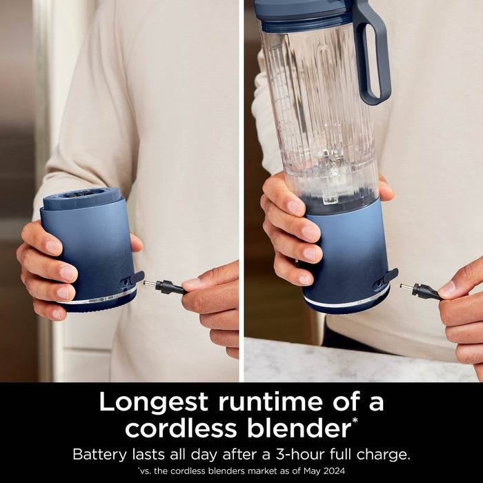 Ninja Blast 22oz Max Portable Blender Deep Navy BC251NV