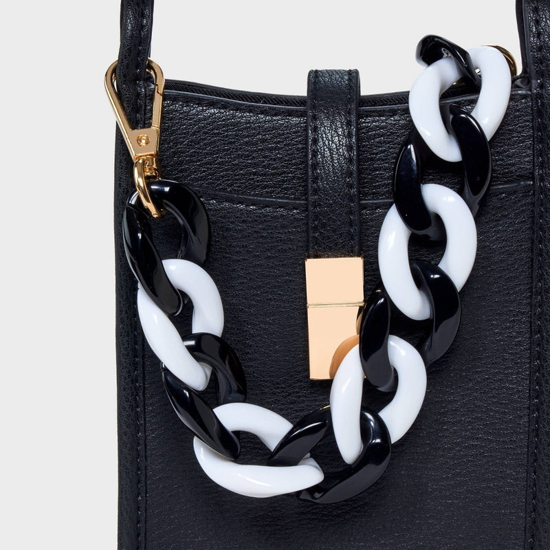 Chain Handbag Strap - A New Day Black/White