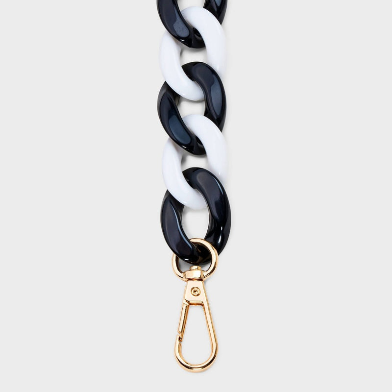 Chain Handbag Strap - A New Day Black/White