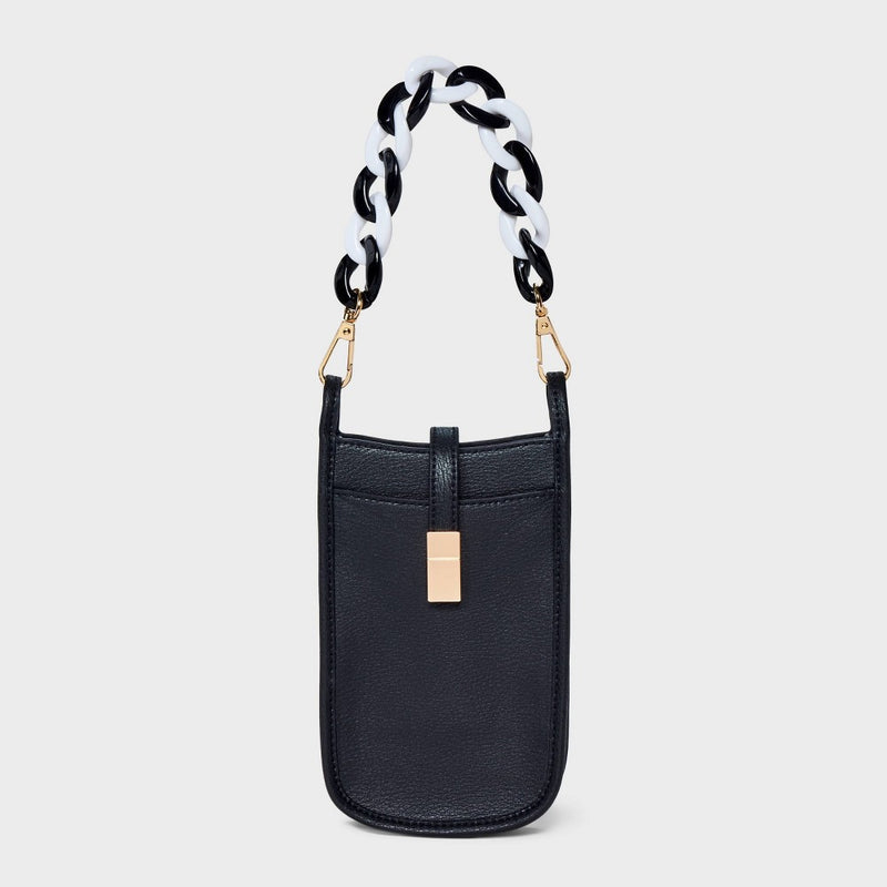 Chain Handbag Strap - A New Day Black/White