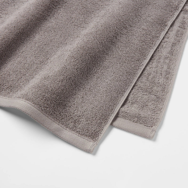 4pk Antimicrobial Assorted Bath and Hand Towel SetGray - Room Essentials: Cotton Terry, Midweight GSM, Machine Washable