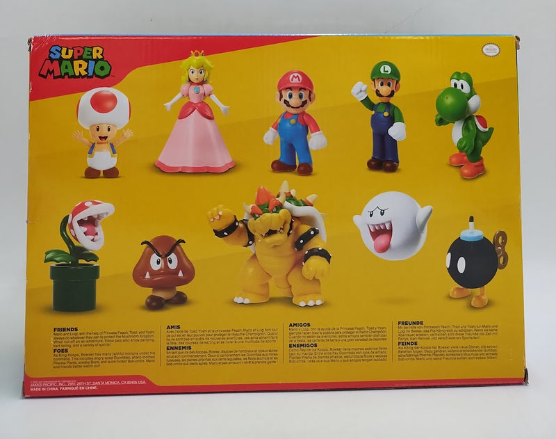 Nintendo Super Mario Friends & Foes 2.5" Mini Figures - 10pk SEE DETAILS