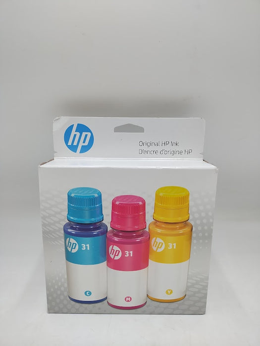 HP Inc. 31 Smart Tank Bottles CMY 3-Pack EXP APRIL 2026