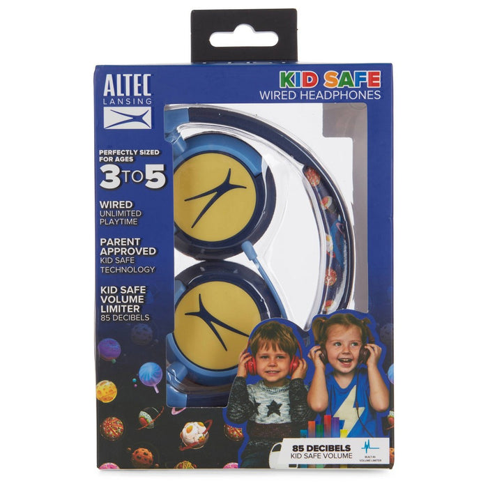 Altec Lansing Kid's Wired Over-Ear Headphones - Space