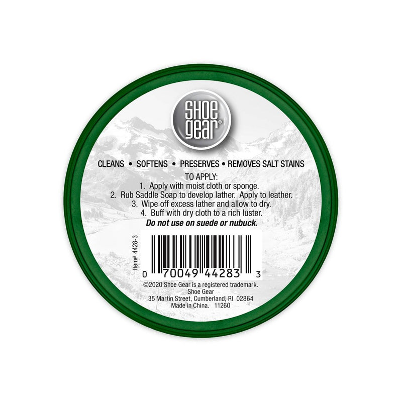 Shoe Gear Saddle Soap - Clear 3.5oz