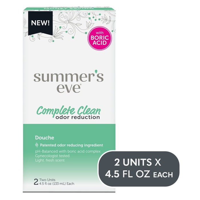Summer's Eve Complete Clean Feminine Odor Reduction Douche - 2ct
