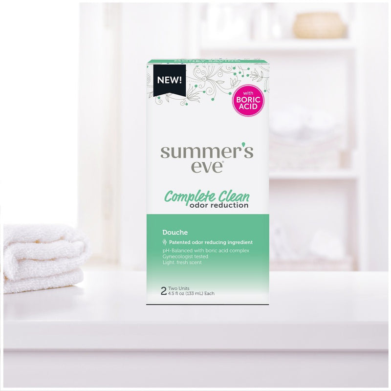 Summer's Eve Complete Clean Feminine Odor Reduction Douche - 2ct