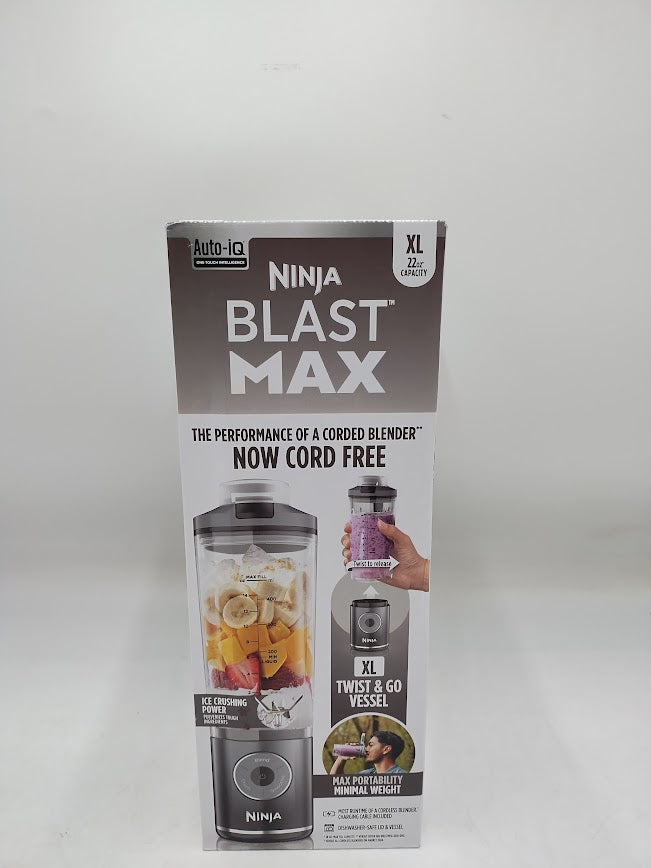 Ninja Blast 22oz Max Portable Blender Cool Gray BC251GY