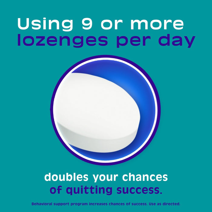 Nicorette 2mg Stop Smoking Aid Nicotine Lozenge - Mint - 144ct