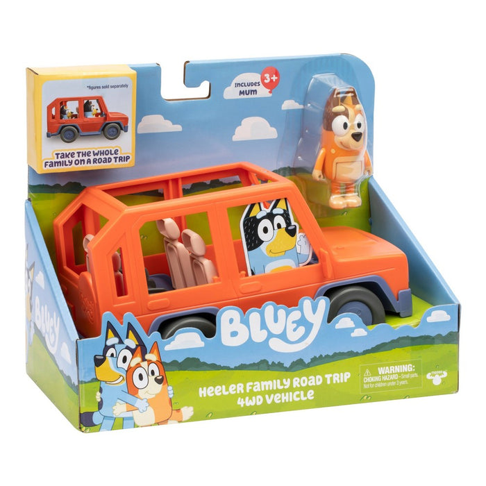 Bluey Heeler Family Road Trip 4WD Vehicle