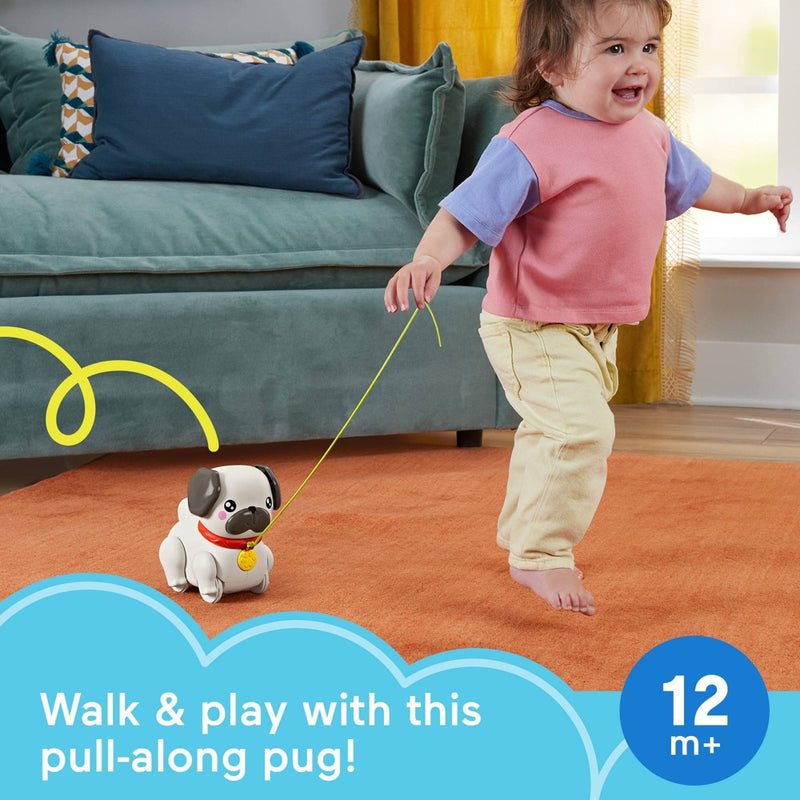 Fisher-Price Walk-the-Pup Pug