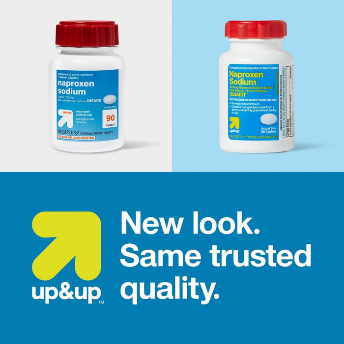 Naproxen NSAID Sodium Tablets - 90ct - up&up