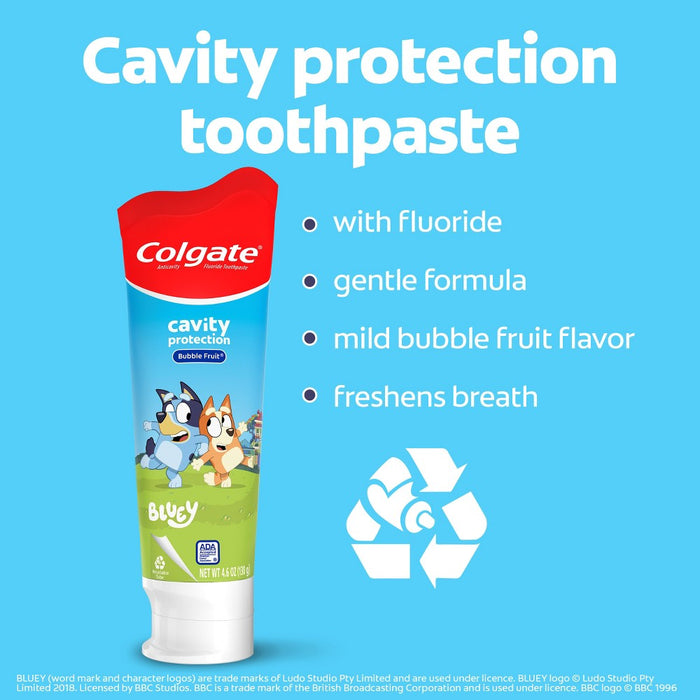 Colgate Kids' Bluey Toothbrush & Toothpaste Gift Set - 2ct