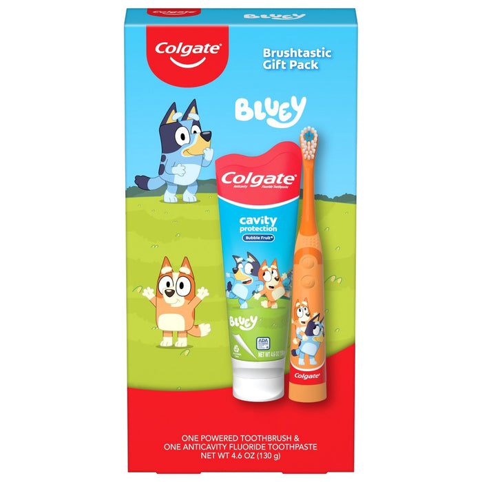 Colgate Kids' Bluey Toothbrush & Toothpaste Gift Set - 2ct