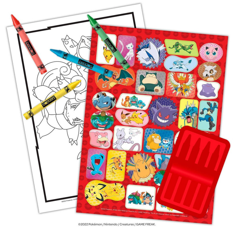 Pokemon Coloring Book with Crayons