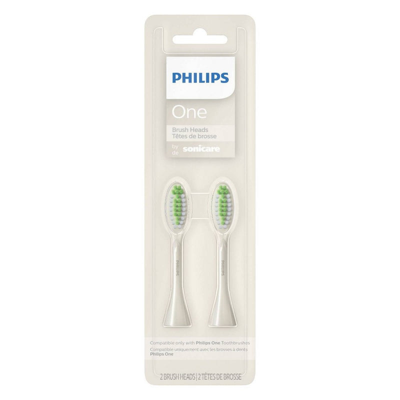 Philips One by Sonicare Replacement Electric Toothbrush Head - BH1022/07 - White - 2pk
