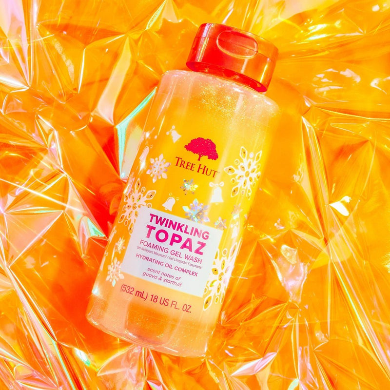 Tree Hut Twinkling Topaz Exclusive Foaming Gel Body Wash - 18 fl oz