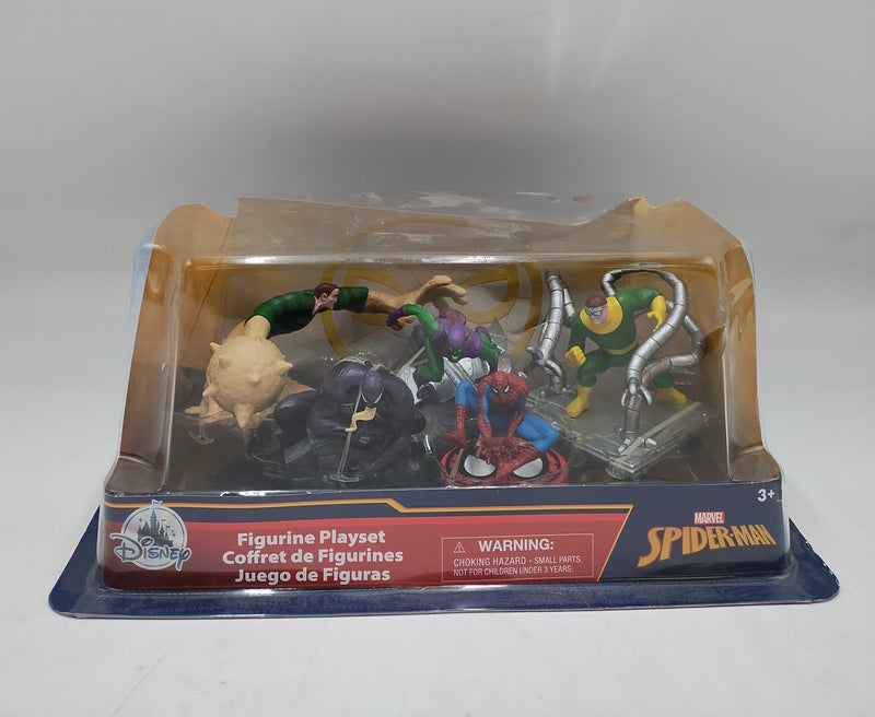 Disney Store Marvel Spider-Man Figurine Playset SEE DETAILS