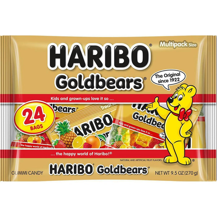Haribo Halloween Goldbears Gummies Mini Bags - 9.5oz