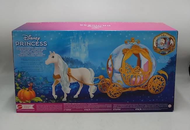 Disney Princess Cinderella Rolling Carriage & Horse SEE DETAILS