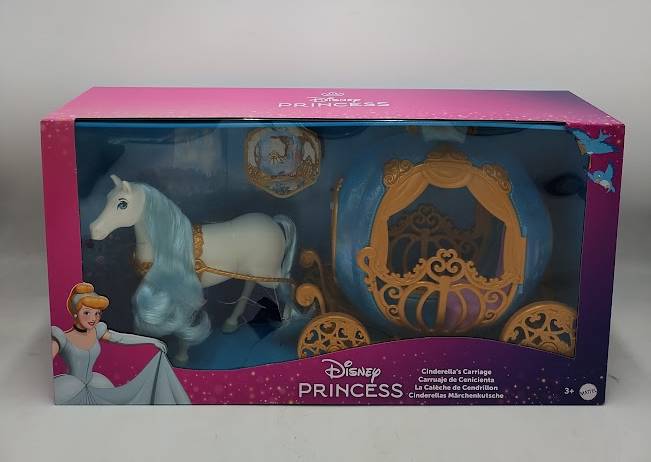 Disney Princess Cinderella Rolling Carriage & Horse SEE DETAILS