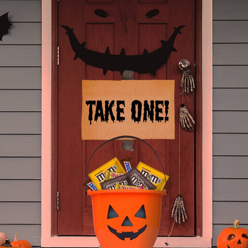 Snickers, Twix, and M&M's Halloween Milk Chocolate Fun Size Variety Candy Bag - 19.37oz/35Ct