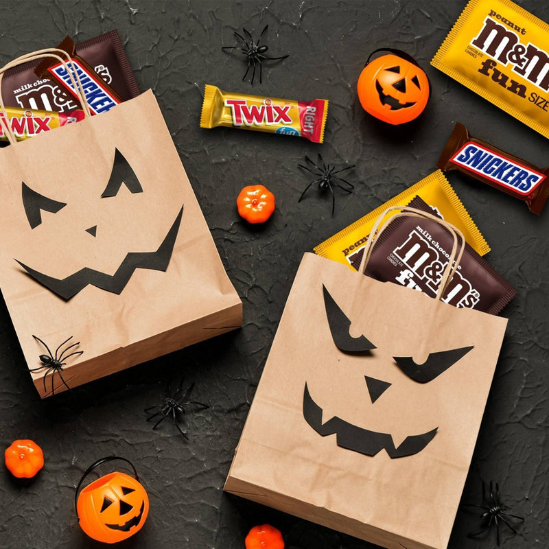 Snickers, Twix, and M&M's Halloween Milk Chocolate Fun Size Variety Candy Bag - 19.37oz/35Ct