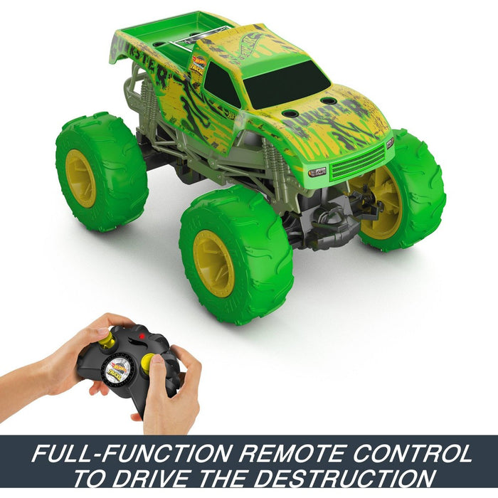 Hot Wheels RC Glow-In-The-Dark Gunkster - 1:15 Scale