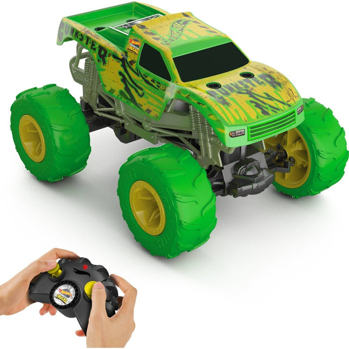 Hot Wheels RC Glow-In-The-Dark Gunkster - 1:15 Scale